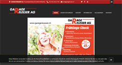 Desktop Screenshot of garagereusser.ch