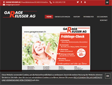 Tablet Screenshot of garagereusser.ch